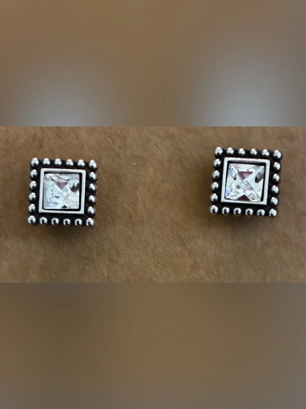Brighton NWOT Sparkle Square Mini
Post Earrings Twinkle Collection - Picture 4 of 6